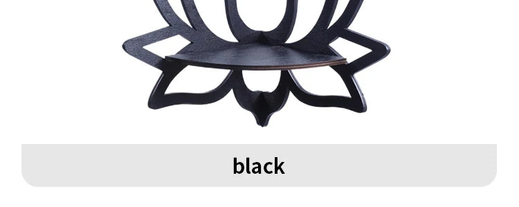 Wooden Lotus Aromatherapy Wall Shelf