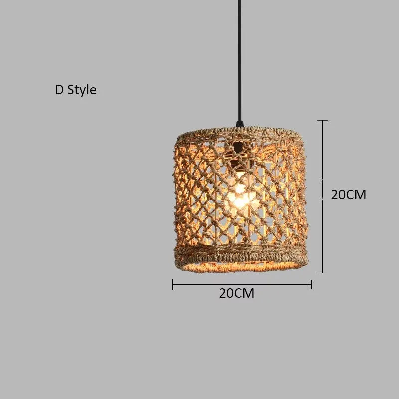 Japanese Countryside Vine Rattan Lamp