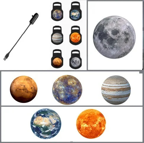 LED Planet & Moon Projector Lamp
