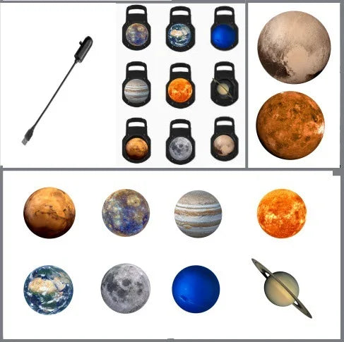 LED Planet & Moon Projector Lamp