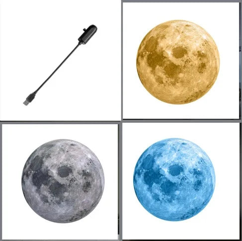 LED Planet & Moon Projector Lamp