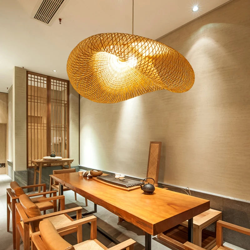 Handmade Rattan Bamboo Pendant Light