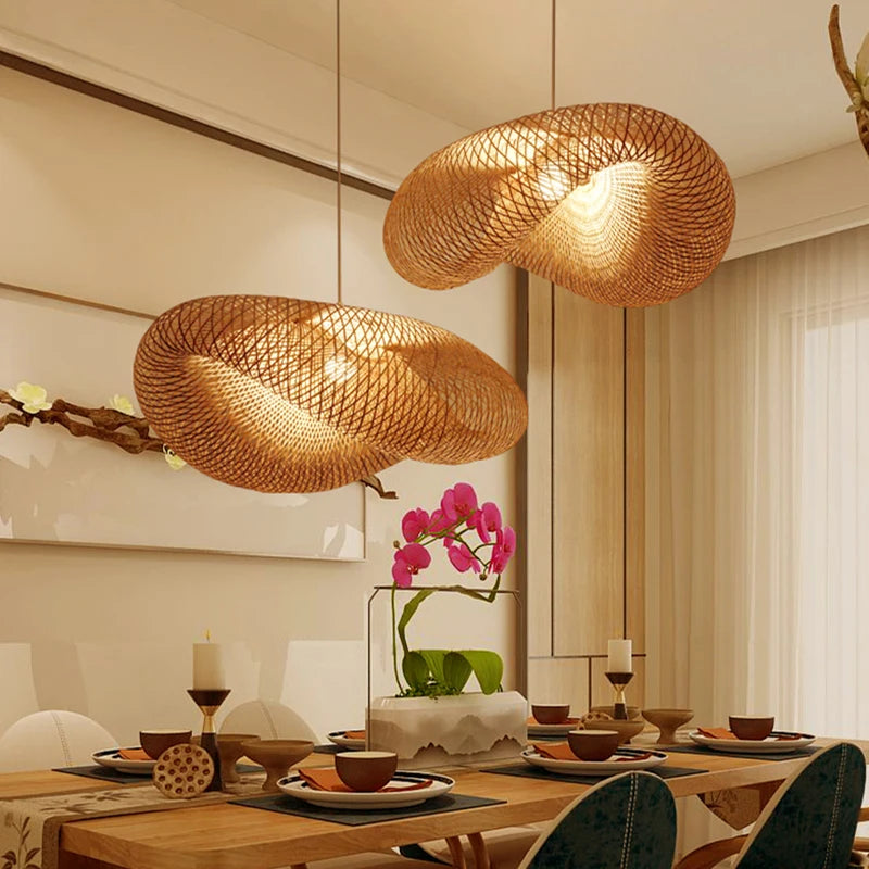 Handmade Rattan Bamboo Pendant Light