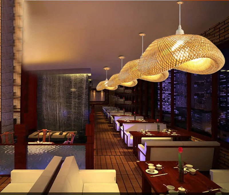Handmade Rattan Bamboo Pendant Light