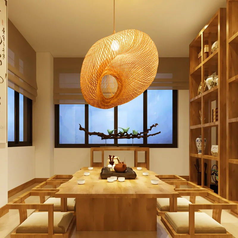 Handmade Rattan Bamboo Pendant Light
