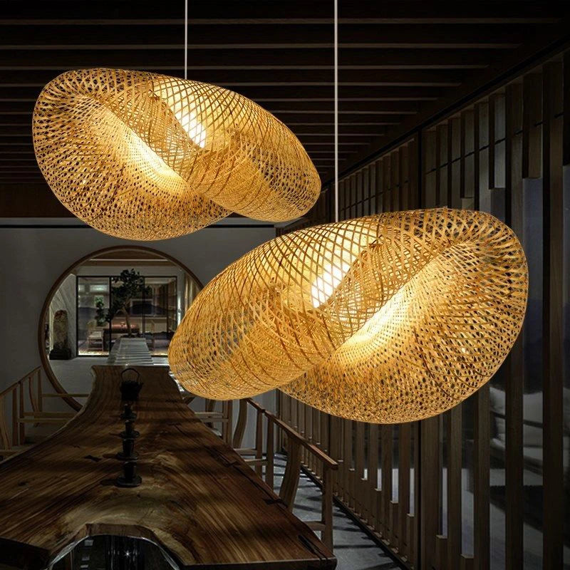 Handmade Rattan Bamboo Pendant Light