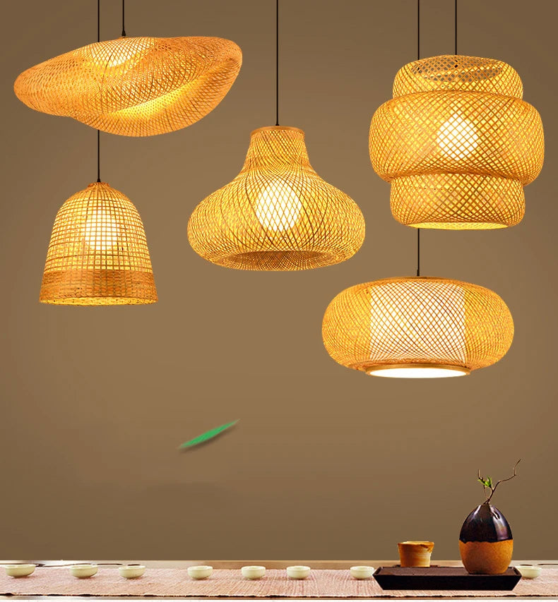 Handmade Rattan Bamboo Pendant Light