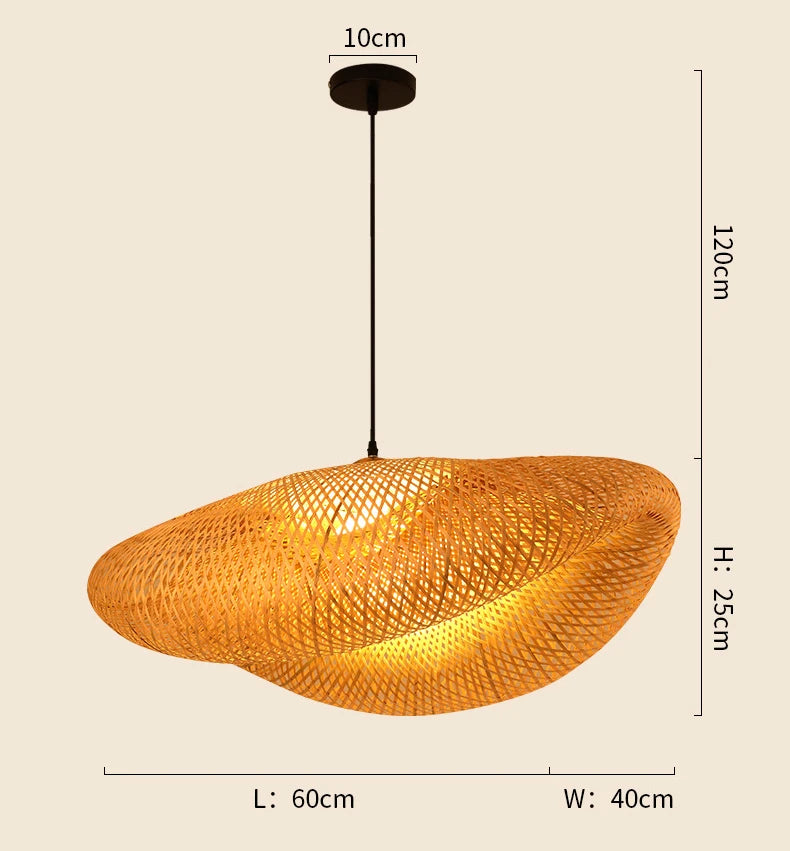 Handmade Rattan Bamboo Pendant Light