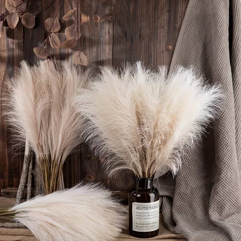 Faux Pampas Grass (10 Stems)