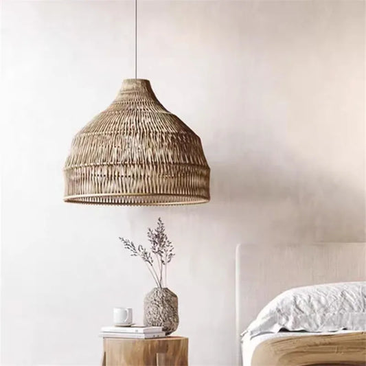 Southeast Asian Rattan Lantern Pendant