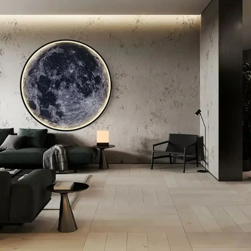 LED Moon Wall Lamp with Remote