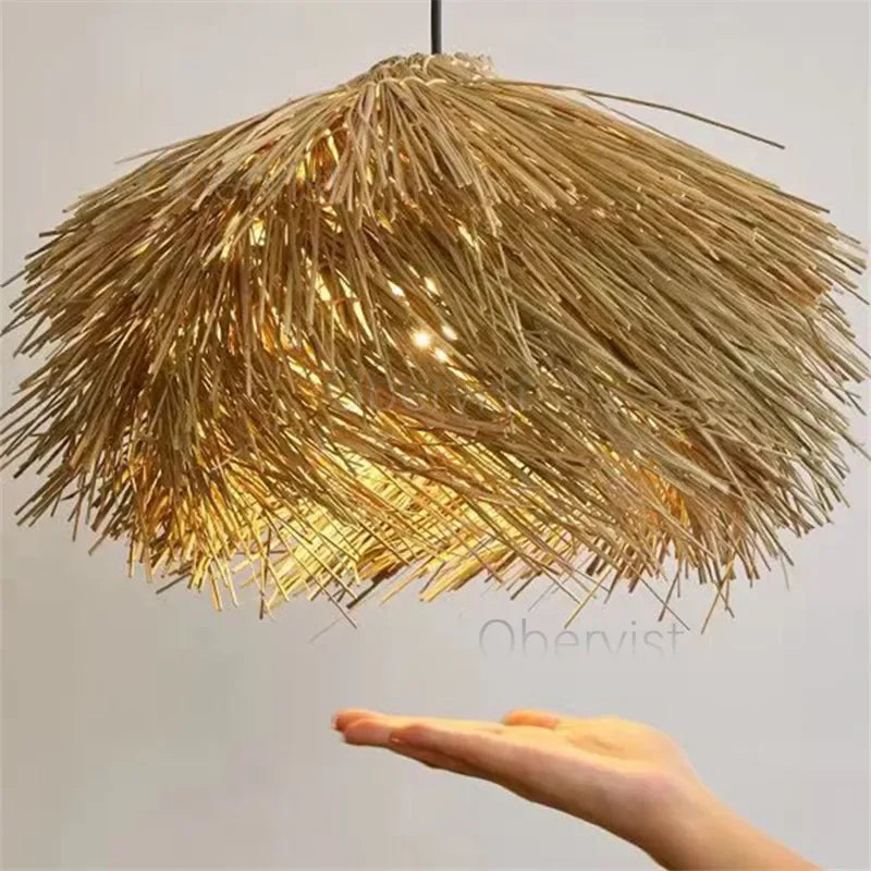 Boho Rattan Pendant Light (E27)