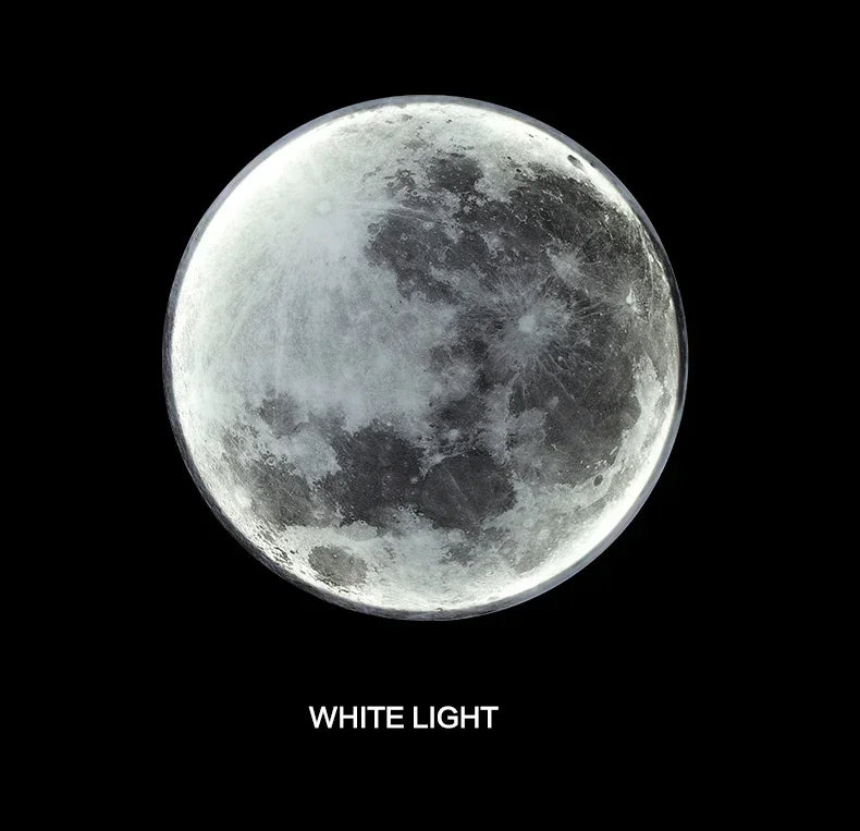 Modern LED Moon Wall Lamp