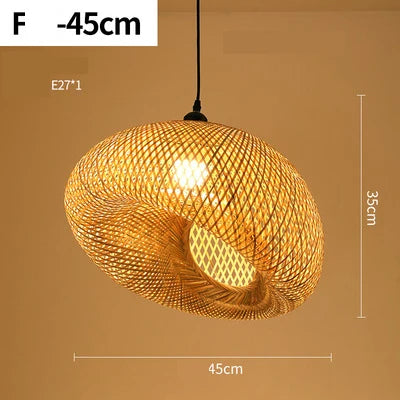Handmade Rattan Bamboo Pendant Light