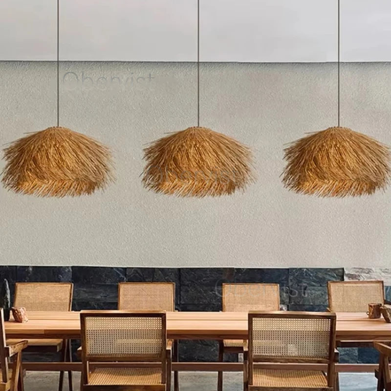 Boho Rattan Pendant Light (E27)