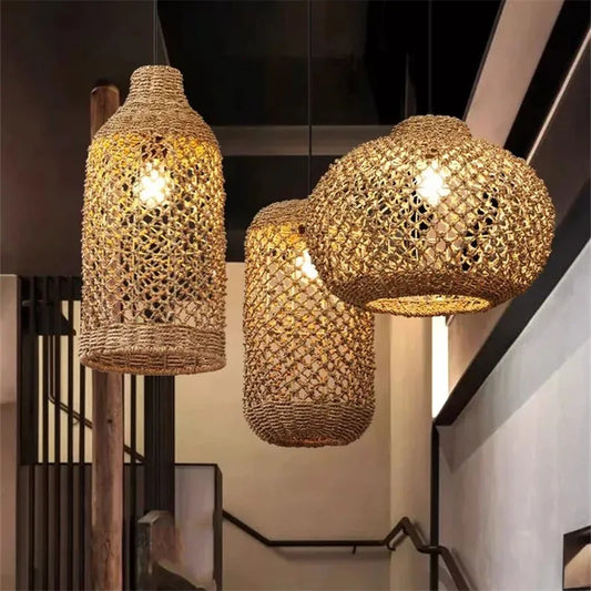 Japanese Countryside Vine Rattan Lamp