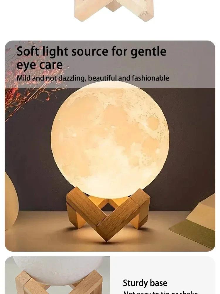 Lunar LED Mood Night Light