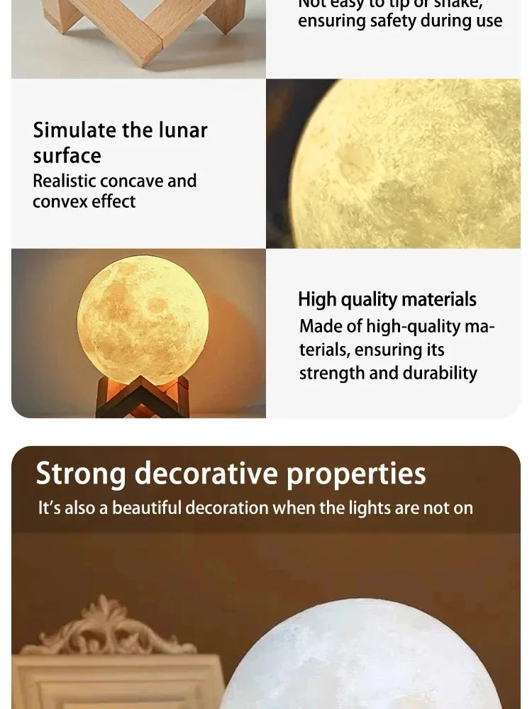Lunar LED Mood Night Light
