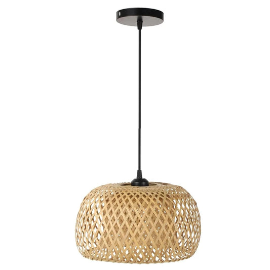 Bamboo Lantern Rattan Pendant Light
