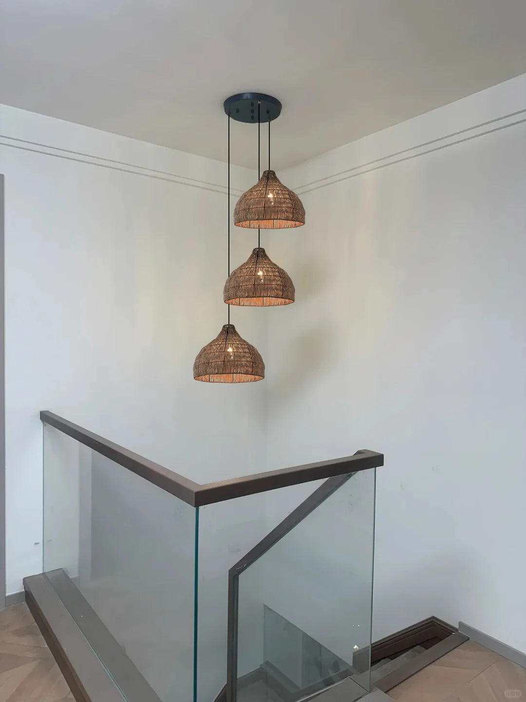 Southeast Asian Wicker Pendant Light