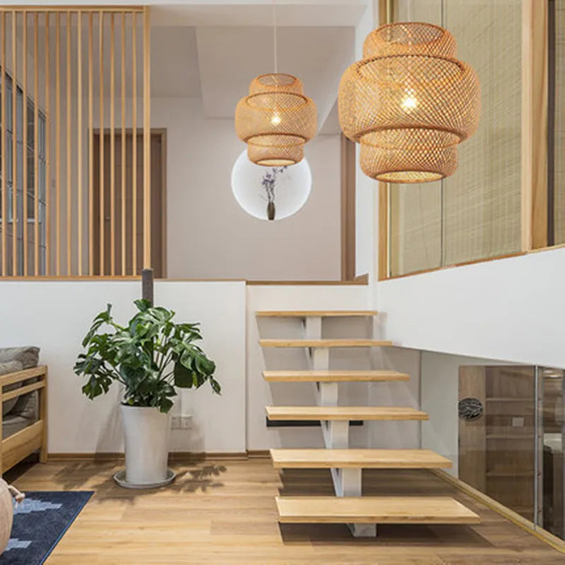 Handmade Rattan Bamboo Pendant Light