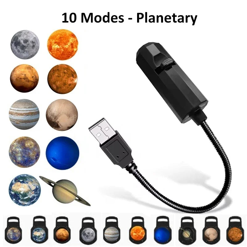 LED Star Galaxy Projector Night Light