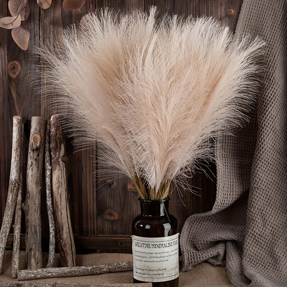 Faux Pampas Grass (10 Stems)