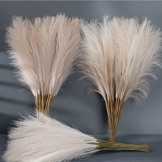 Faux Pampas Grass (10 Stems)