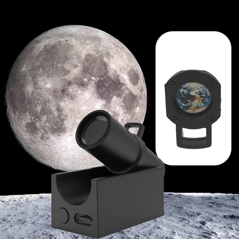 Moon & Planet Projection Table Lamp