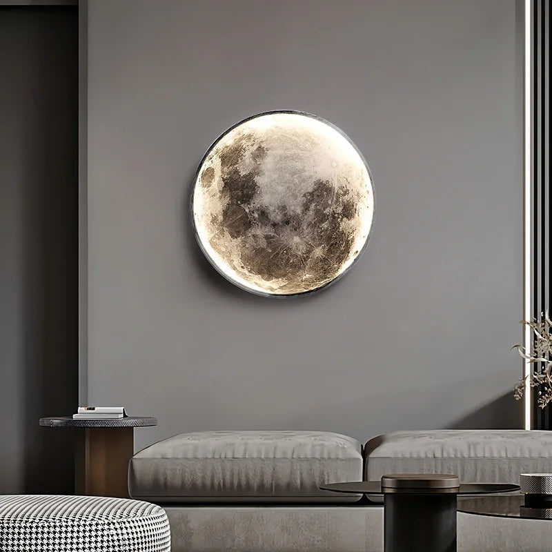 3D LED Moon Wall Lamp (50-80cm)