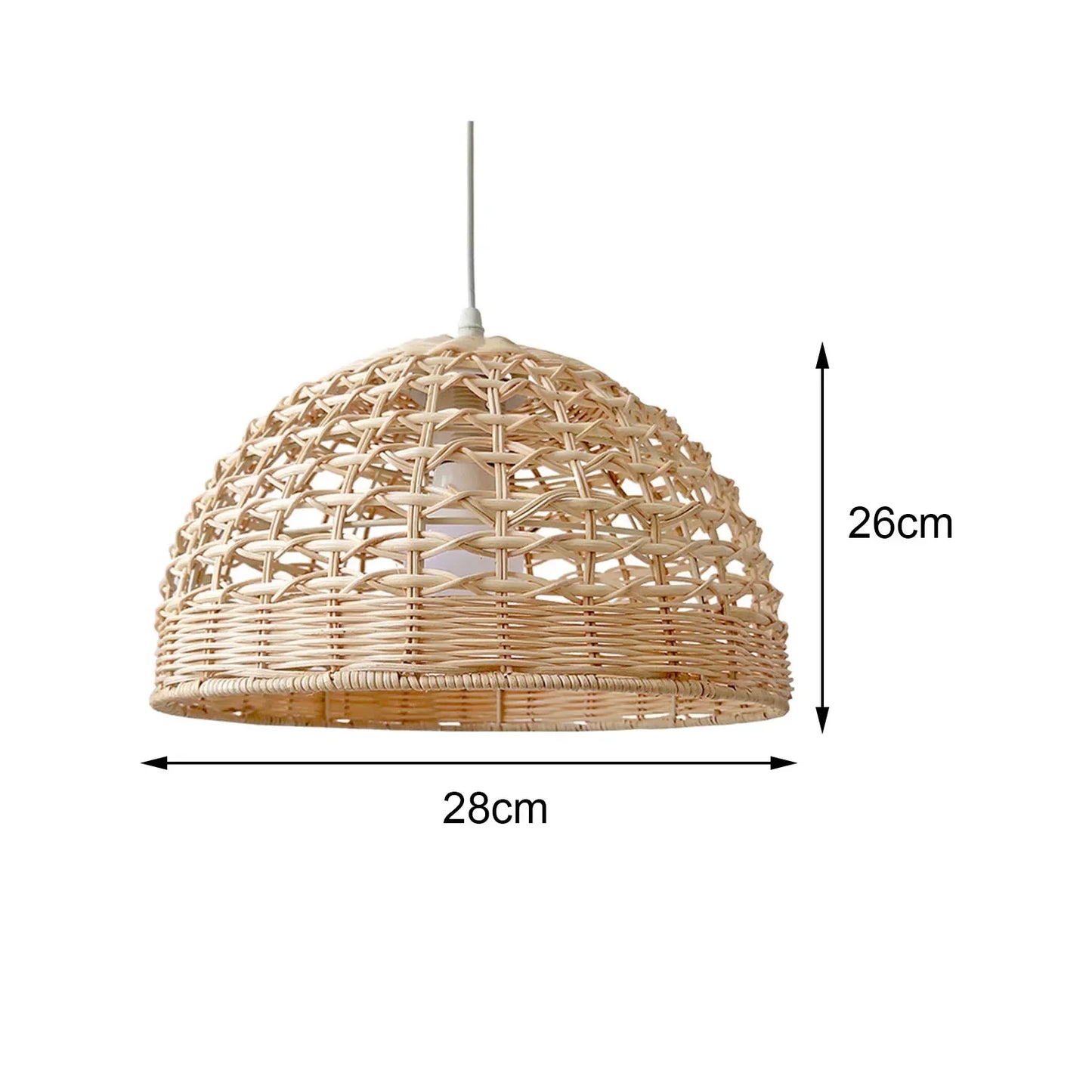 Natural Wicker Rattan Lampshade