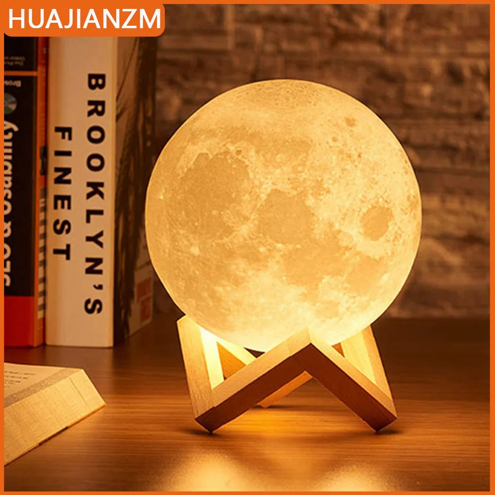 Moon LED Night Light with Stand