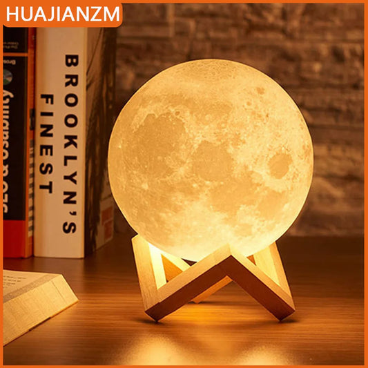 Moon LED Night Light with Stand