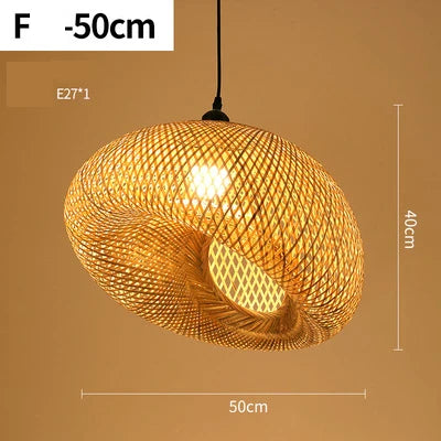 Handmade Rattan Bamboo Pendant Light