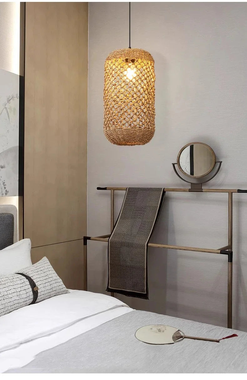 Japanese Countryside Vine Rattan Lamp