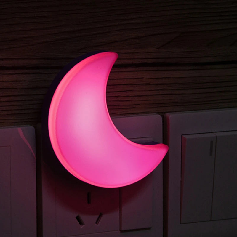 Mini LED Moon Plug-In Night Light