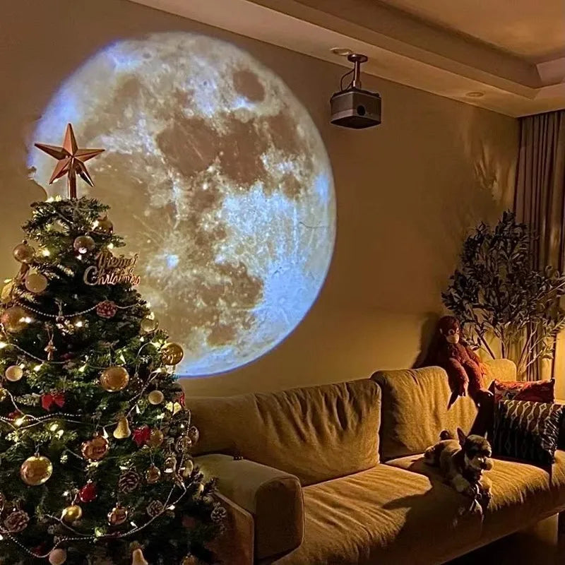 Moon & Planet Projection Table Lamp