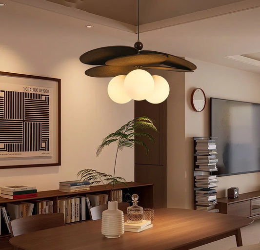Vintage Woven Rattan Pendant Light