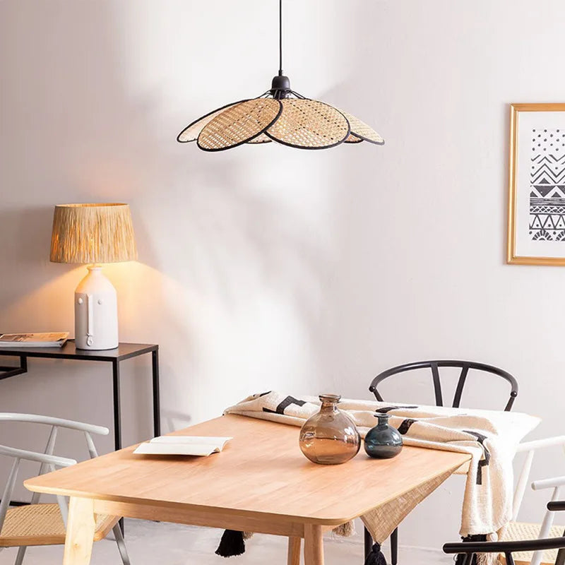 Handmade Wicker Rattan Pendant Light
