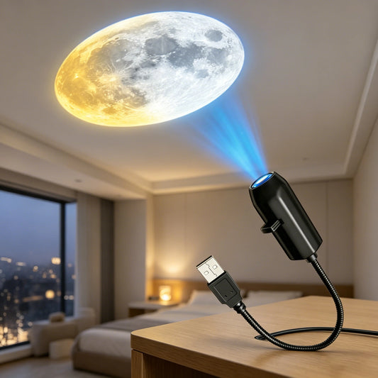 LED Moon Planetary Projection Light