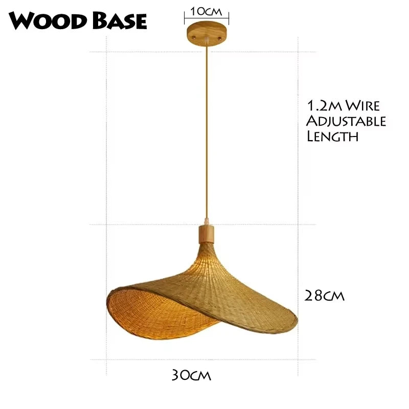 Natural Wicker Rattan Lampshade