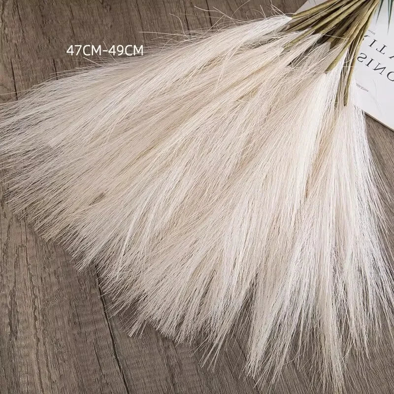 Faux Pampas Grass (10 Stems)