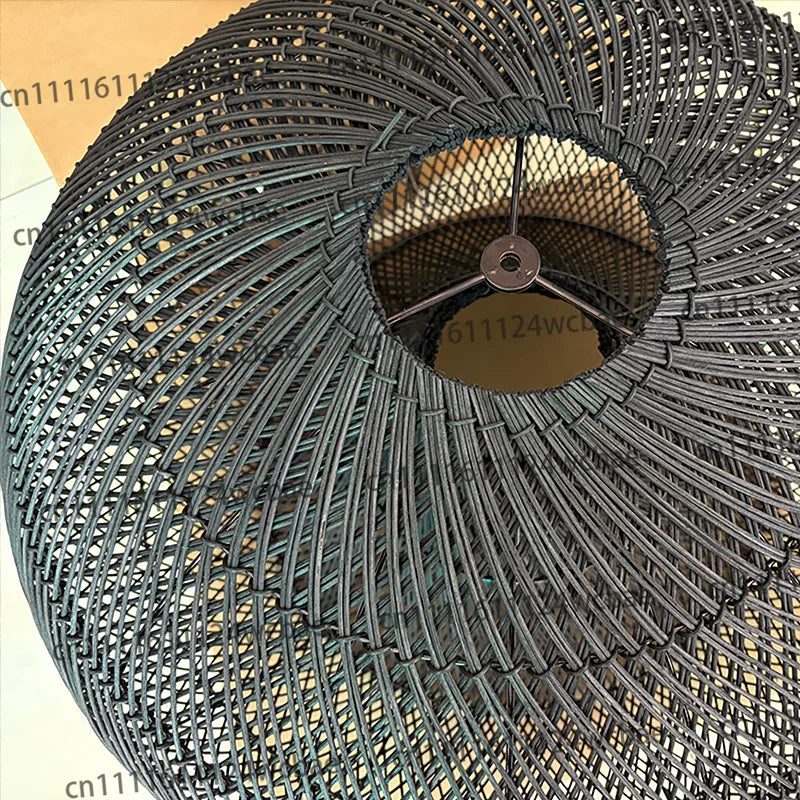 Japanese Handmade Rattan Pendant Lamp