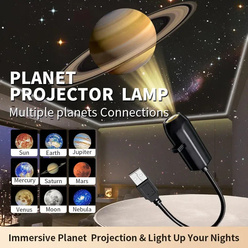 LED Star Galaxy Projector Night Light