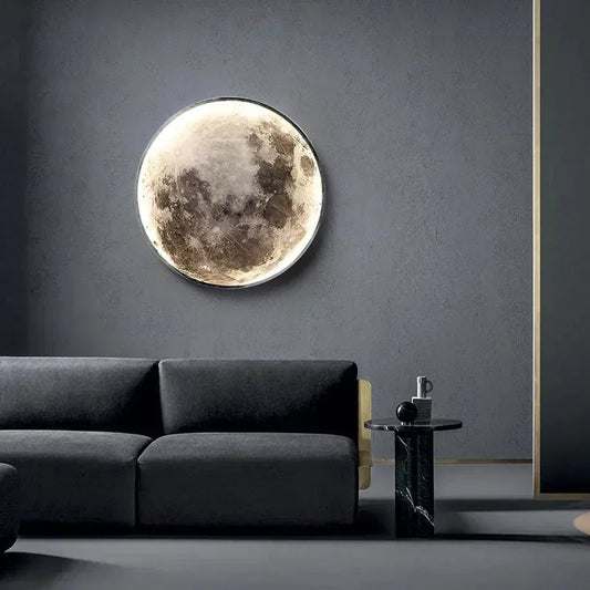 Modern LED Moon Wall Lamp