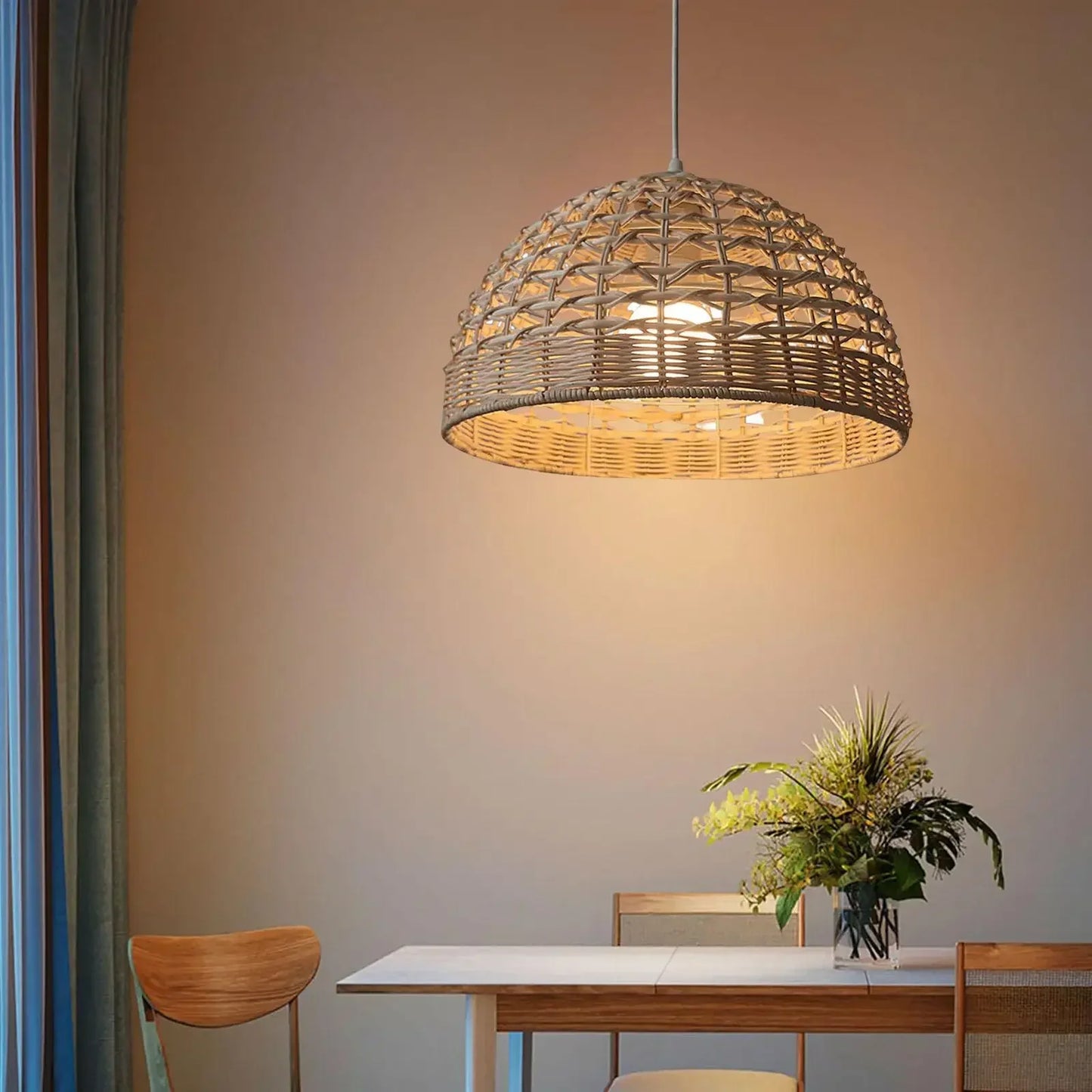 Natural Wicker Rattan Lampshade