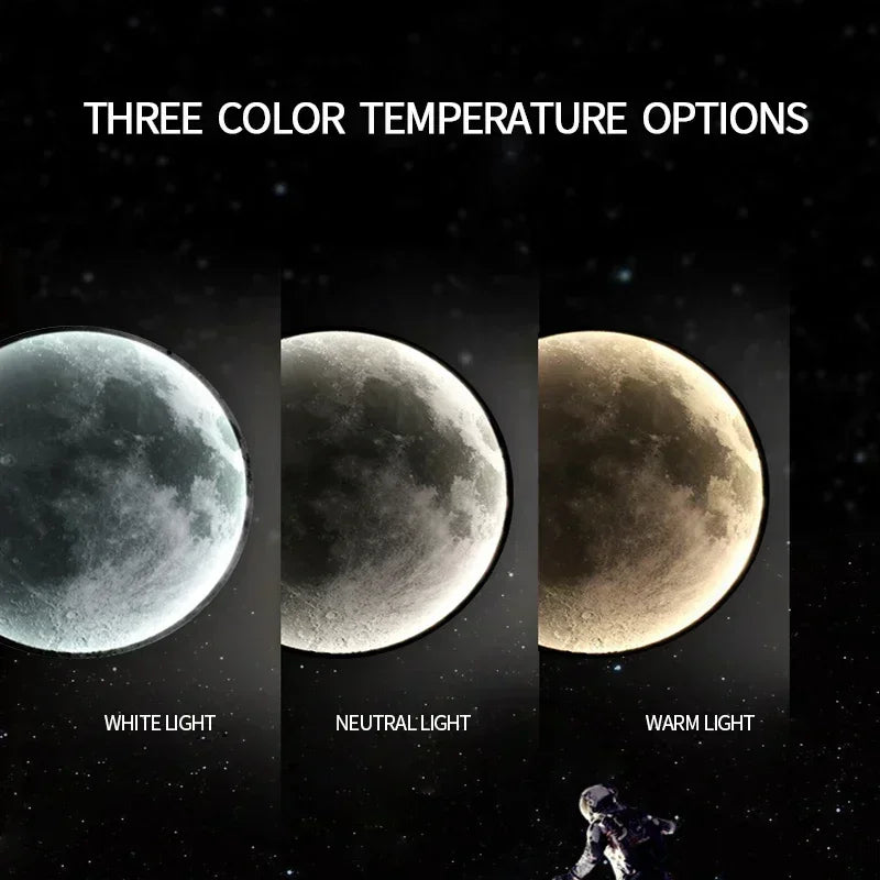 Modern LED Moon Wall Lamp