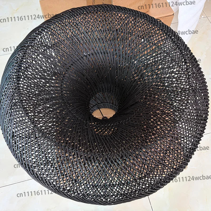 Japanese Handmade Rattan Pendant Lamp