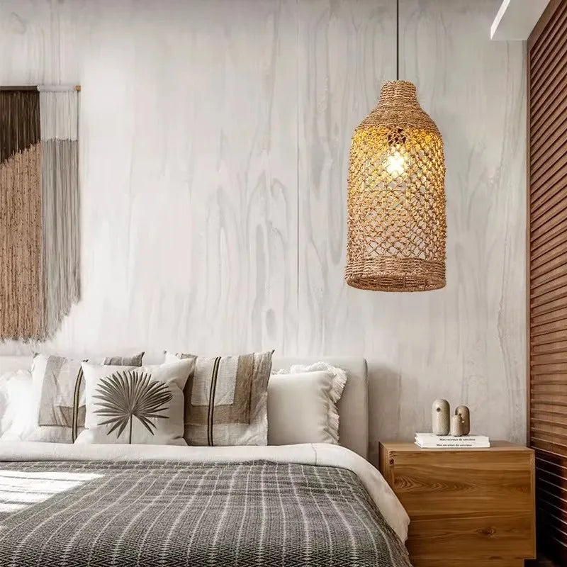 Japanese Countryside Vine Rattan Lamp