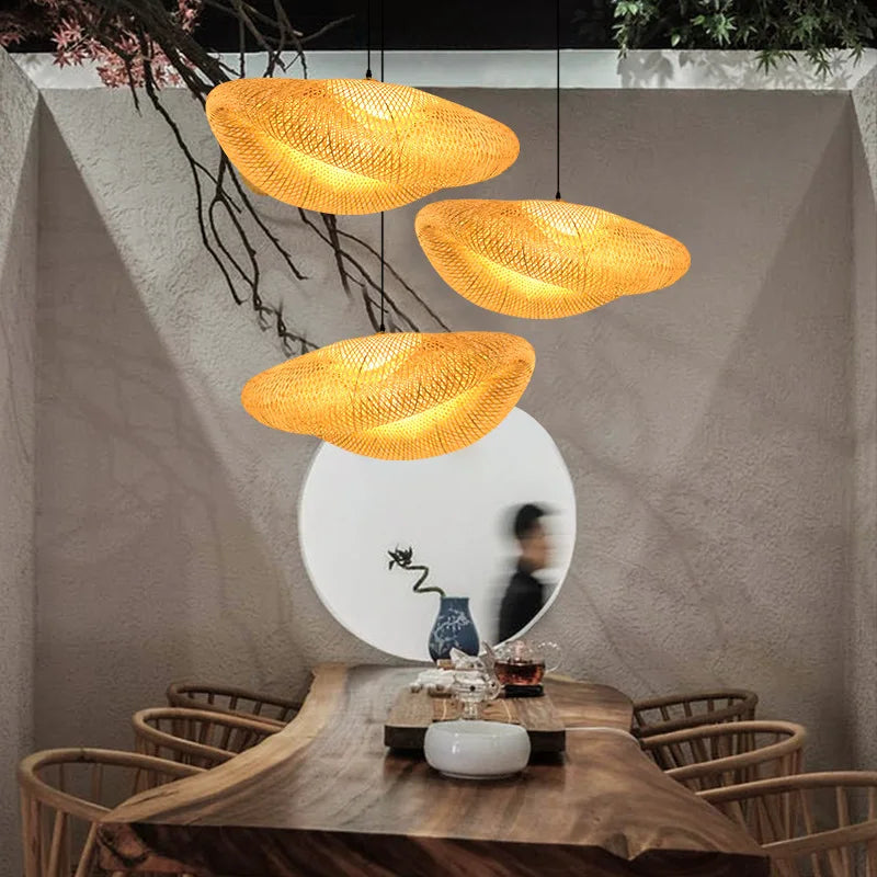 Handmade Rattan Bamboo Pendant Light